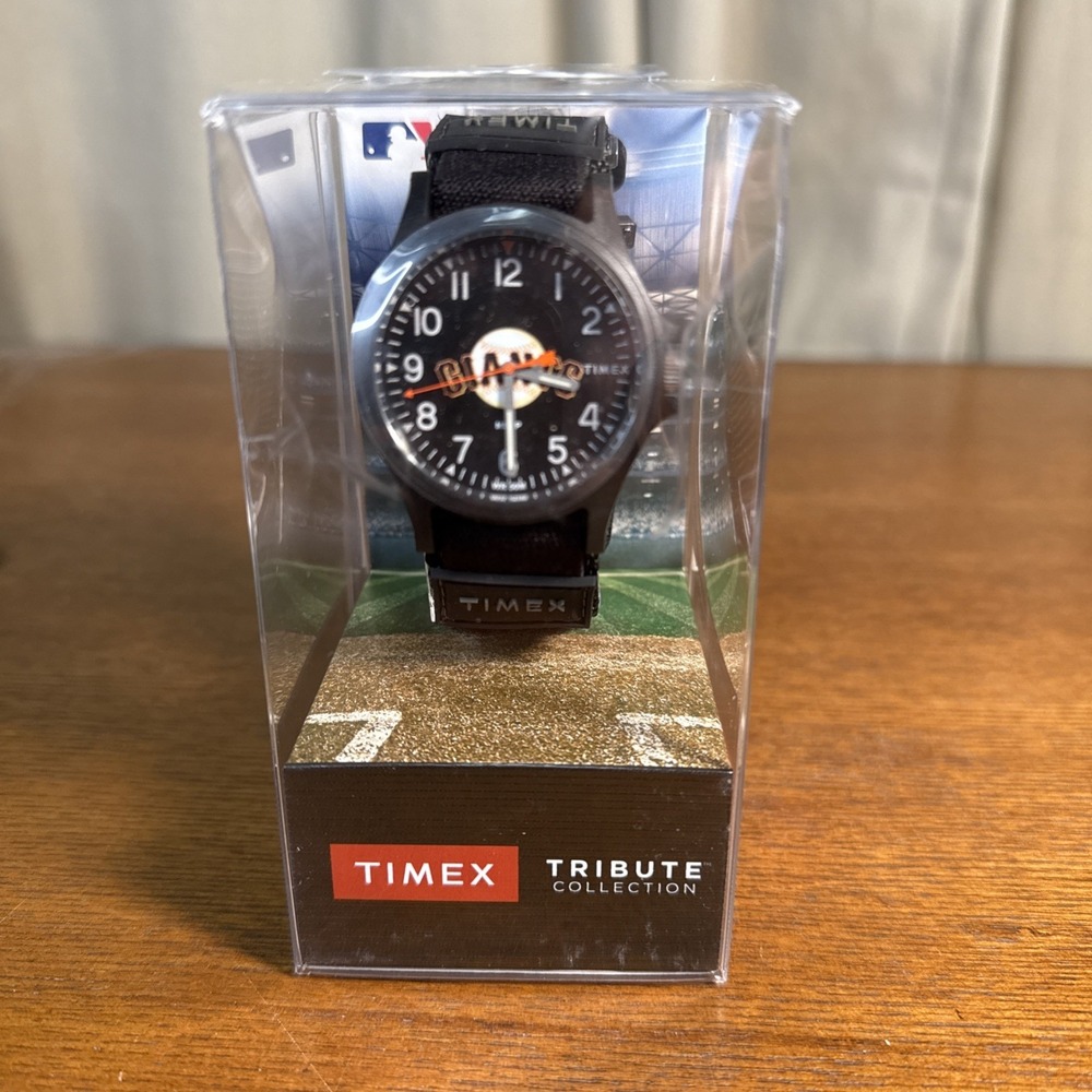 San Francisco Giants Timex "Tribute Collection" MLB Watch With black Band